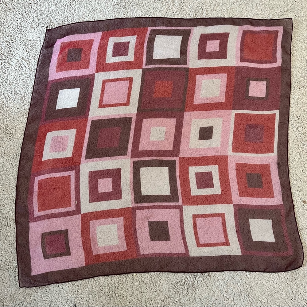 2/$20 Vintage Women’s Sheer Square Scarf
